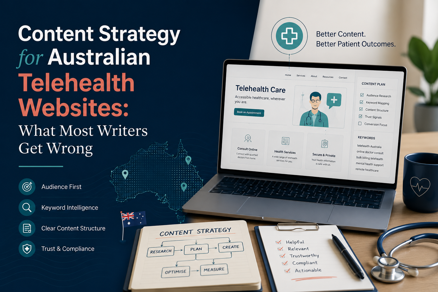 Content Strategy for Australian Telehealth Websites: What Most Writers Get Wrong